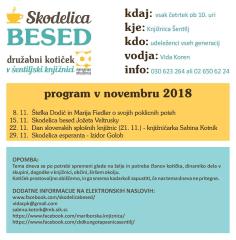 SKODELICA BESED – DAN SLOVENSKIH SPLOŠNIH KNJIŽNIC, KNJIŽNIČARKA SABINA KOTNIK
